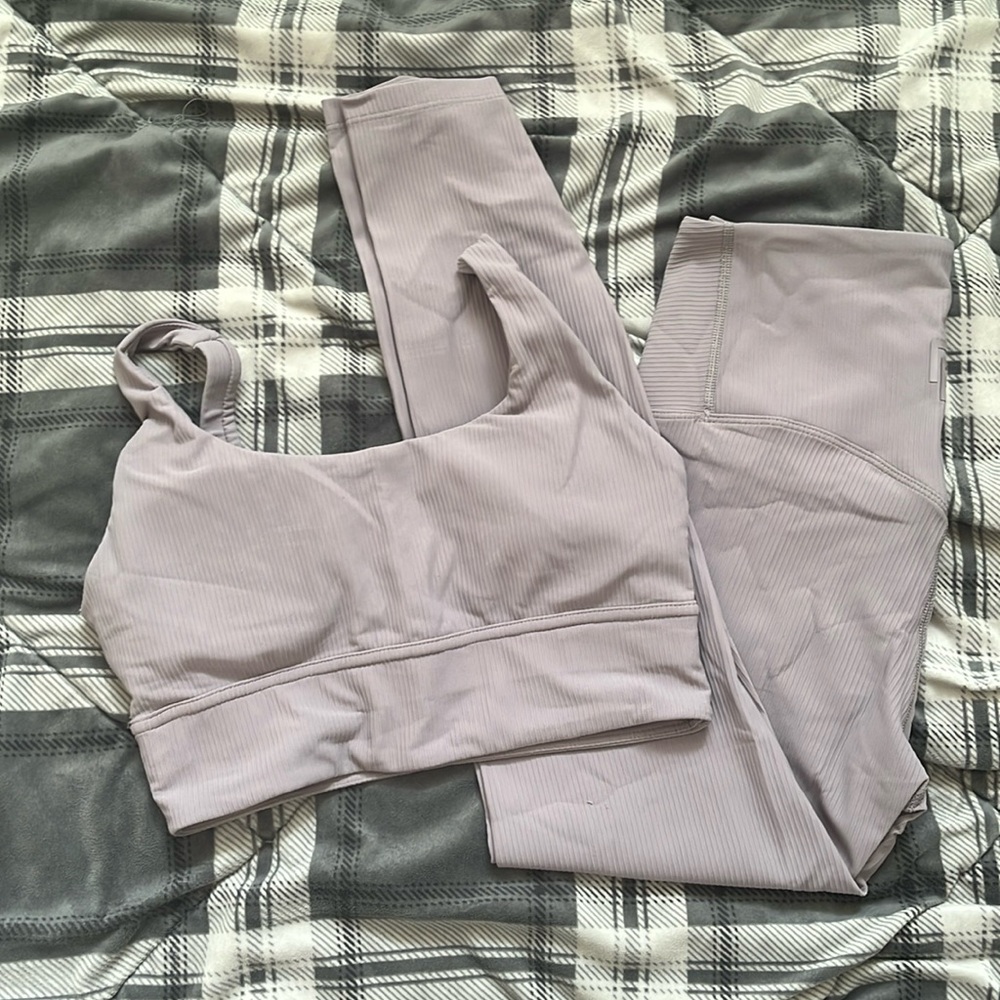 first health sports bra/ leggings set